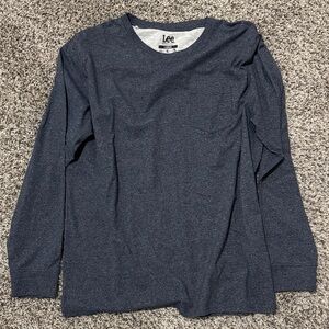 Lee Dark Blue Long Sleeve Tee